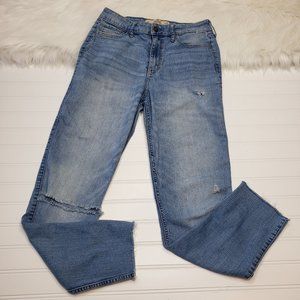 Hollister Women's Jeans Size 27 x 26.5 High Rise Super Skinny Stretch Distressed